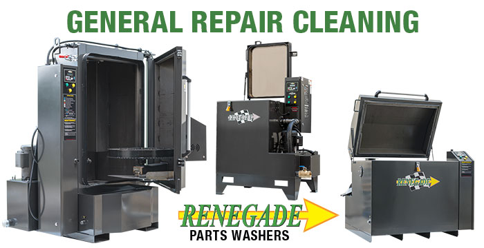 Renegade Parts Washers General Repair Cleaning